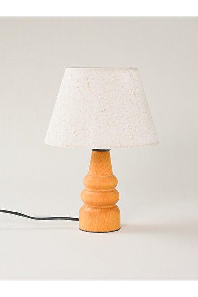 Genel Markalar Glowis Ahşap Abajur (22 X 32 CM)