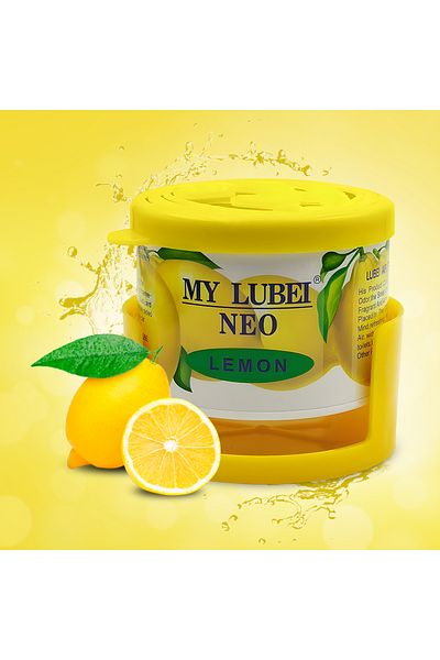 Generic My Lubei Neo Lemon Air Freshener - Long-Lasting 90g Scent for Car, Home, Office