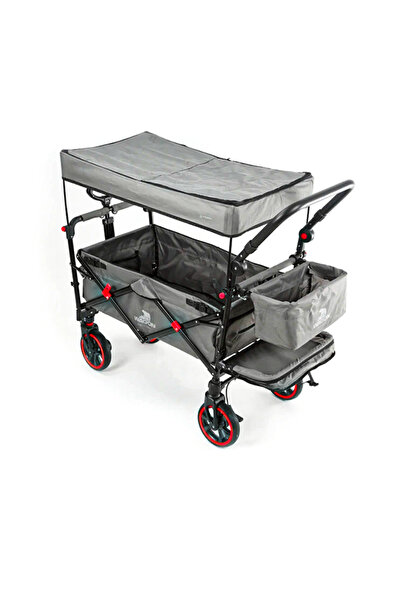 Wagon Çift Yönlü Premium Bebek Arabası Gri