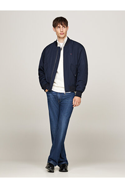 Tommy Hilfiger جاكيت بومبر رجالي باللون الأزرق