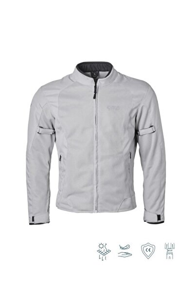 GMS FIFTYSIX.7 CREME WHİTE Yazlık Fileli Korumalı Motosiklet Montu