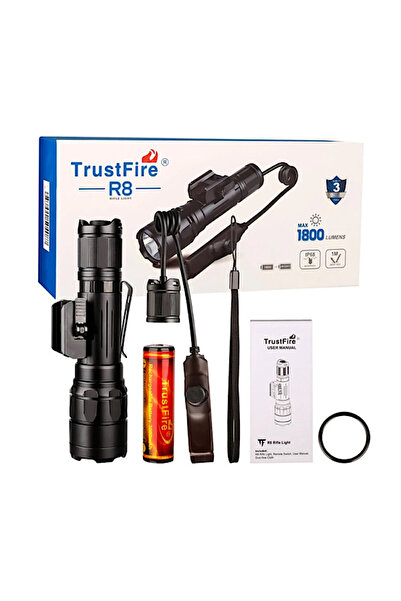 TrustFire R8 1800lumen Kablolu Tüfek Feneri Rail Mount Flashlight Avcı Feneri