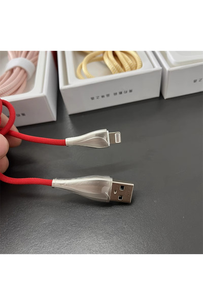 Blitz 1 Metre Lightning Şarj Aleti - Dayanıklı Örgülü