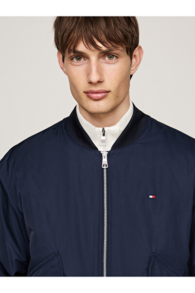 Tommy Hilfiger جاكيت بومبر رجالي باللون الأزرق