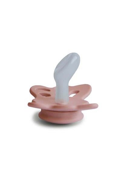 Frigg Butterfly Silicone Pacifier - Pretty In Peach 0-6 Months