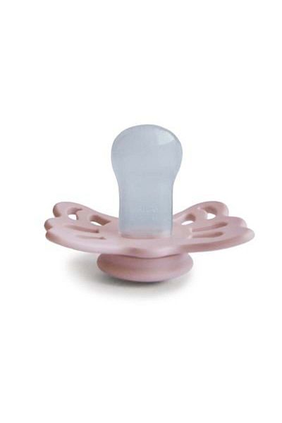 Frigg Butterfly Silicone Pacifier - Blush 0-6 Months Capable