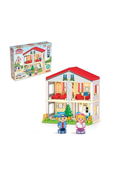 toysclub DEDE 03234 2 KATLI EV BLOKLAR