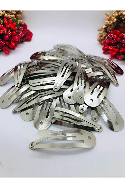 İnDerin Water Drop Metal Snap Buckle (20 Pcs) 5 cm