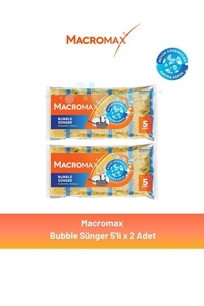 MACROMAX Bubble Sponge 5 X 2 Pieces