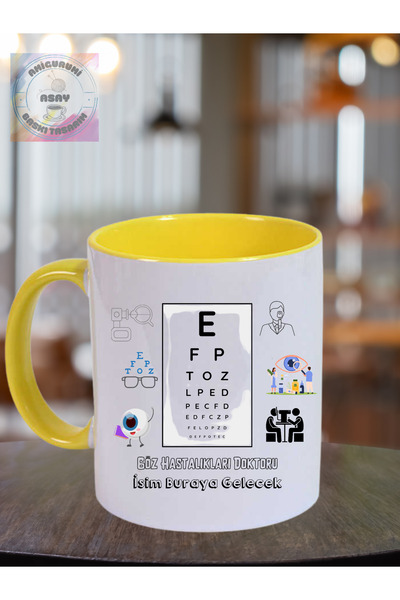 Asay Baskı Göz Doktoru için  Kişiye Özel Kupa Bardak