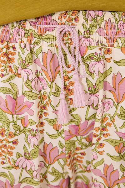 Women'secret Long lounge trouser 100% cotton flowers