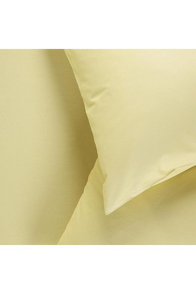 Sarev Yellow Sheathed 100% Cotton Pillow Fitted Sheet Set 120*200 cm Single