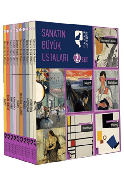 HayalPerest Kitap Sanatın Büyük Ustaları 2.Set (10 Kitap Takım)