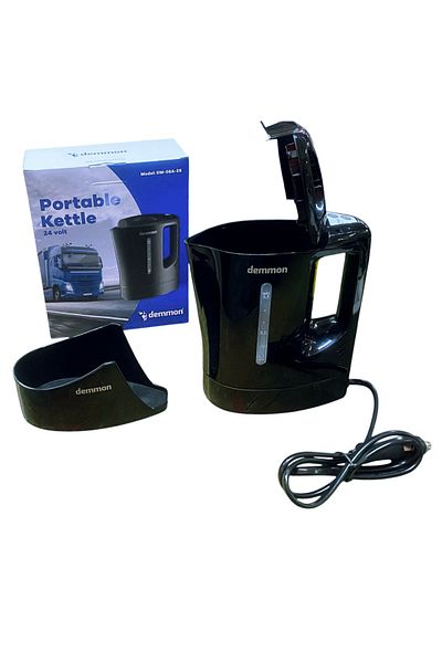 DEMMON Portable Car Kettle 24V Water Ismeyencer Auto Shut-Off & Safety Systems 0,8 Lt