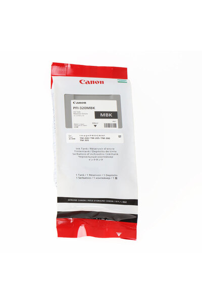 Canon ® PFI-320 MBK (Matt Black) Matt Siyah Plotter Orijinal Mürekkep Kartuş ...