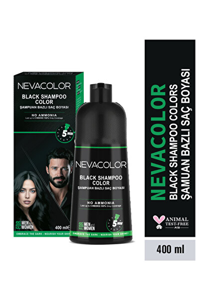 Neva Color NEVACOLOR BLACK SHAMPOO COLOR 400 ML SİYAH ŞAMPUAN