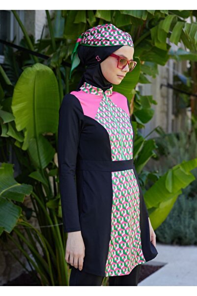 Mayovera Tesettür Mayo Üstü - Pembe Fit