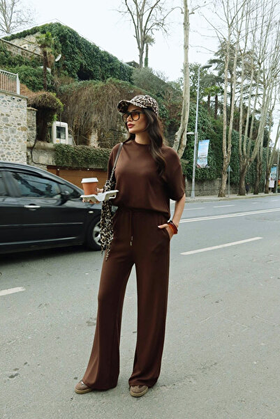 BayBayan Γυναικείο Σετ Φόρμας Casual Oversize με κοντό μανίκι