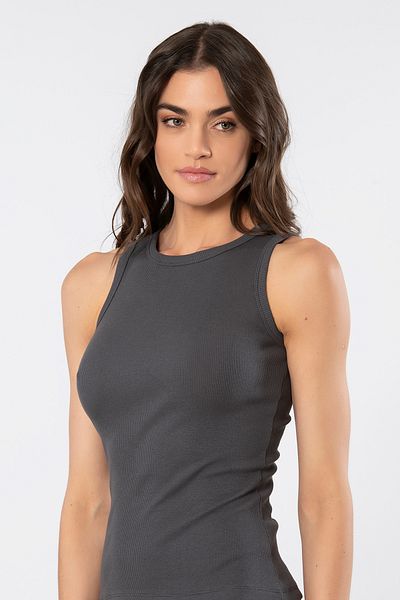 TÜREN 3407 Women's Sleeveless Ribbed Tank Top