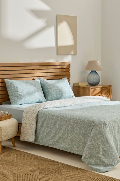 Kaşmir Home طقم غطاء لحاف مزدوج من إنجا بالنعناع