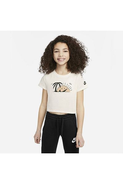 Nike NIKE kids' t-shirt G NSW TEE SUN SWOOSH CROP - DQ4376133