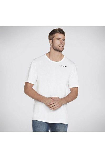 SKECHERS Tricou SKECHERS pentru barbati DRI-RELEASE SKX TEE - M1TS274WHT