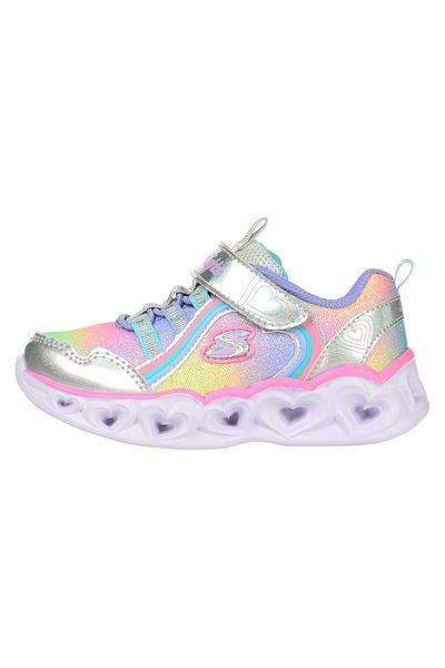 SKECHERS SKECHERS children's sports shoes HEART LIGHTS - RAINBOW LUX - 302308NSMLT