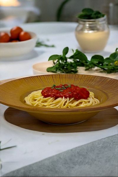 İREA PORSELEN Zenith Savana 28cm Porcelain Pasta Plate and Salad Plate