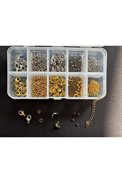 LİVZA BİJUTERİ Takı Yapma Seti Kutulu Kolye Bileklik Yapım Seti Takı Aparatları