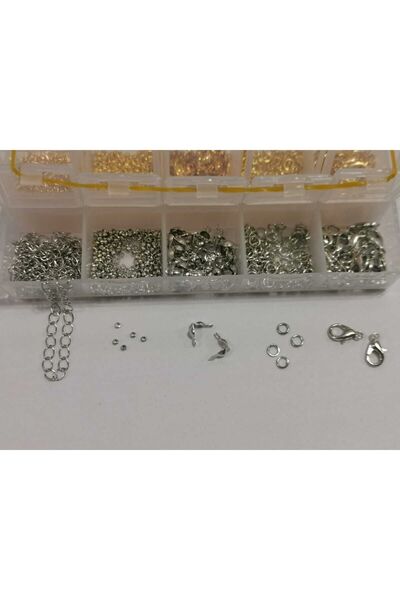 LİVZA BİJUTERİ Takı Yapma Seti Kutulu Kolye Bileklik Yapım Seti Takı Aparatları