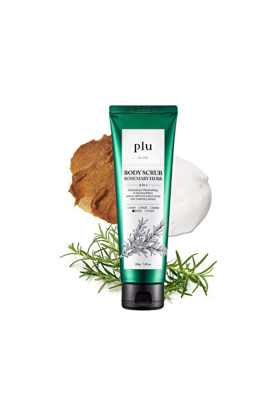 PLU Original Body Scrub Rosemary Herb 200g - Biberiyeli Vücut Peelingi