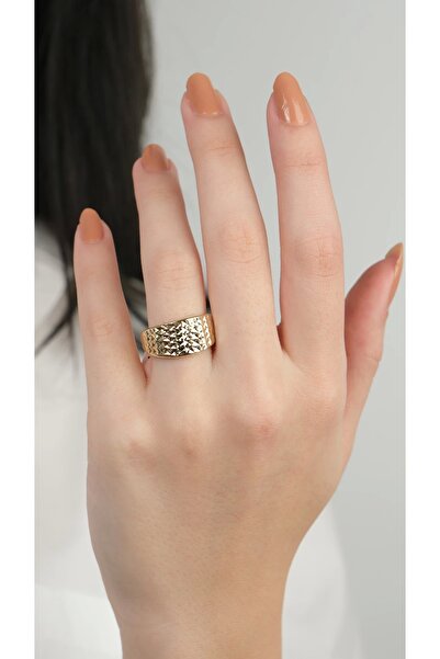 Arpaş 14 Ayar Altın Sade Yüzük