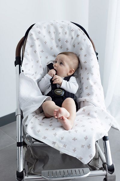 İrya Birdie Organic Cotton Muslin 2 Layer Stroller Cover