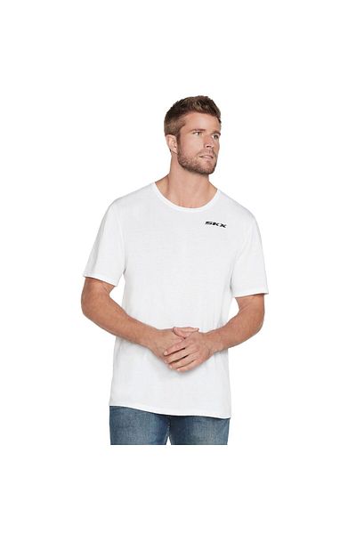 SKECHERS Tricou SKECHERS pentru barbati DRI-RELEASE SKX TEE - M1TS274WHT