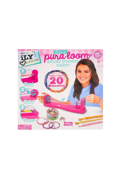 We Cool آلة صنع الأساور الفاخرة 3 في 1 من Pura Loom مقاس 30.48 × 7.62 × 30.48 سم