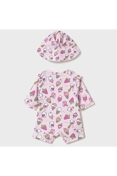 MAYORAL Baby Girl Scuba Sleeve Swimming Wear L25Y1619
