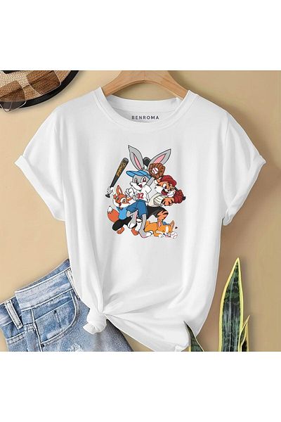 BENROMA 1 tricou este un cadou pentru achiziții de 6 și mai sus în coș - tricou pentru copii cu imprimeu de baseball