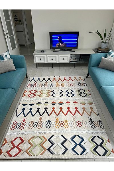 Meka Ev Tekstili Favorite Model Velvet/Silk Elastic Carpet Cover/Case
