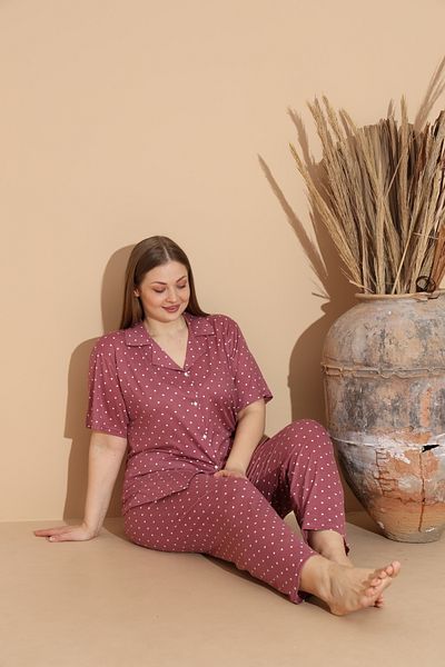 BEYAZTOPTAN CALITATE ȘI ELEGANTĂ SET DE Pijamale MILAN OVERSIZE CU MÂNECĂ SCURTĂ