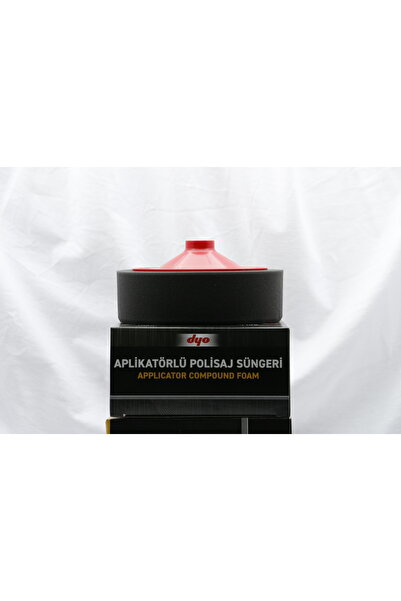 Dyo Aplikatörlü Polisaj Süngeri Siyah