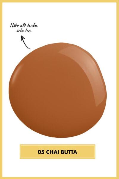 NYX Professional Makeup Buttermelt Glaze Soft Glow Skin Tint + SPF/FPS 30,12h Wear, Chai Butta