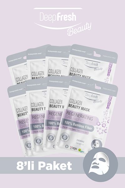 Deep Fresh Firming Sheet Mask 8 Pieces |   Collagen |   Revitalizing