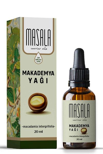 Masala 20 ml.Macadamia Carrier Oil - Cold Press Oil