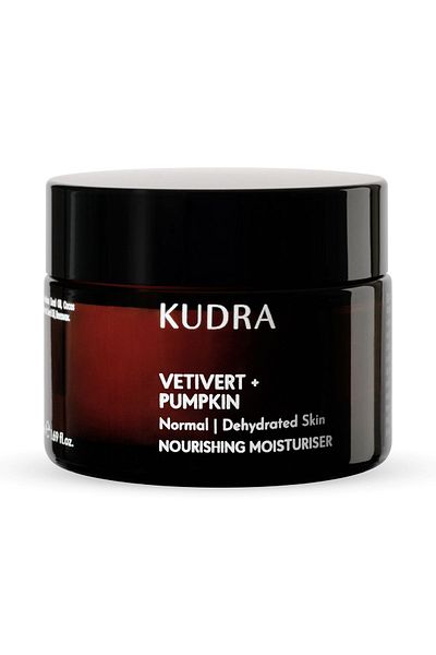 Kudra كريم طبيعي مضاد للشيخوخة ومرطب وموازنة لون اليقطين من Vetiver 50 مل