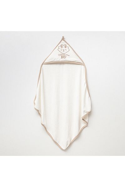 Moi Noi 90X86 cm Dino Embroidered Towel Mnb3010