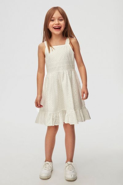 NK 04-08 Age Girl White Angel Dress - White