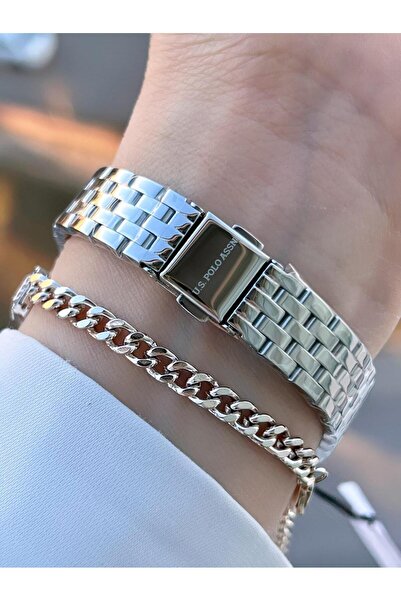 U.S. Polo Assn. Women's Watch and Bracelet Set - 5 Atm Water Resistance Uspolo Assn