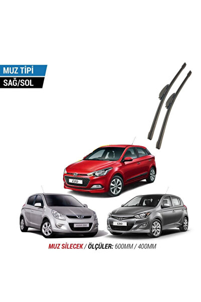 Velonova HYUNDAİ İ20 2015-2020 2'li Ön Cam Sileceği Sağ Sol Silecek Takımı Mu...