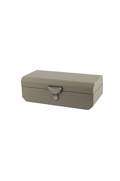 Mikasa Moor Almond Leather Covered Box 25X13X8 cm