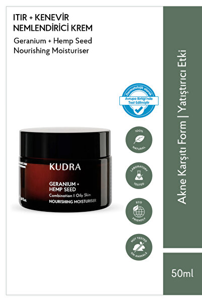Kudra Itır Kenevir Karşıtı Yatıştırıcı Ve Nemlendirici Krem 50 ml